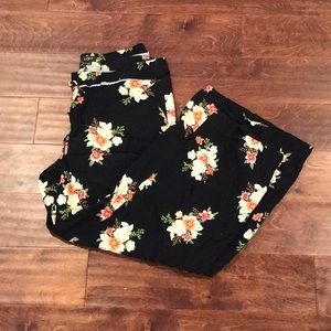 LOFT Floral Drawstring Pant